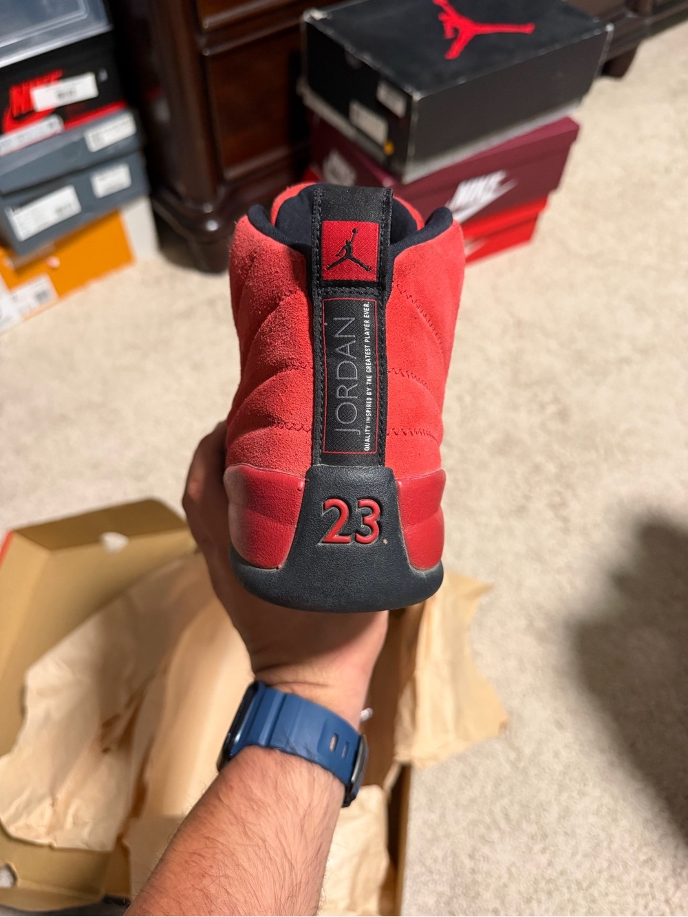 Jordan 12 ‘Reverse Flu Game’ - Picture 5 of 9